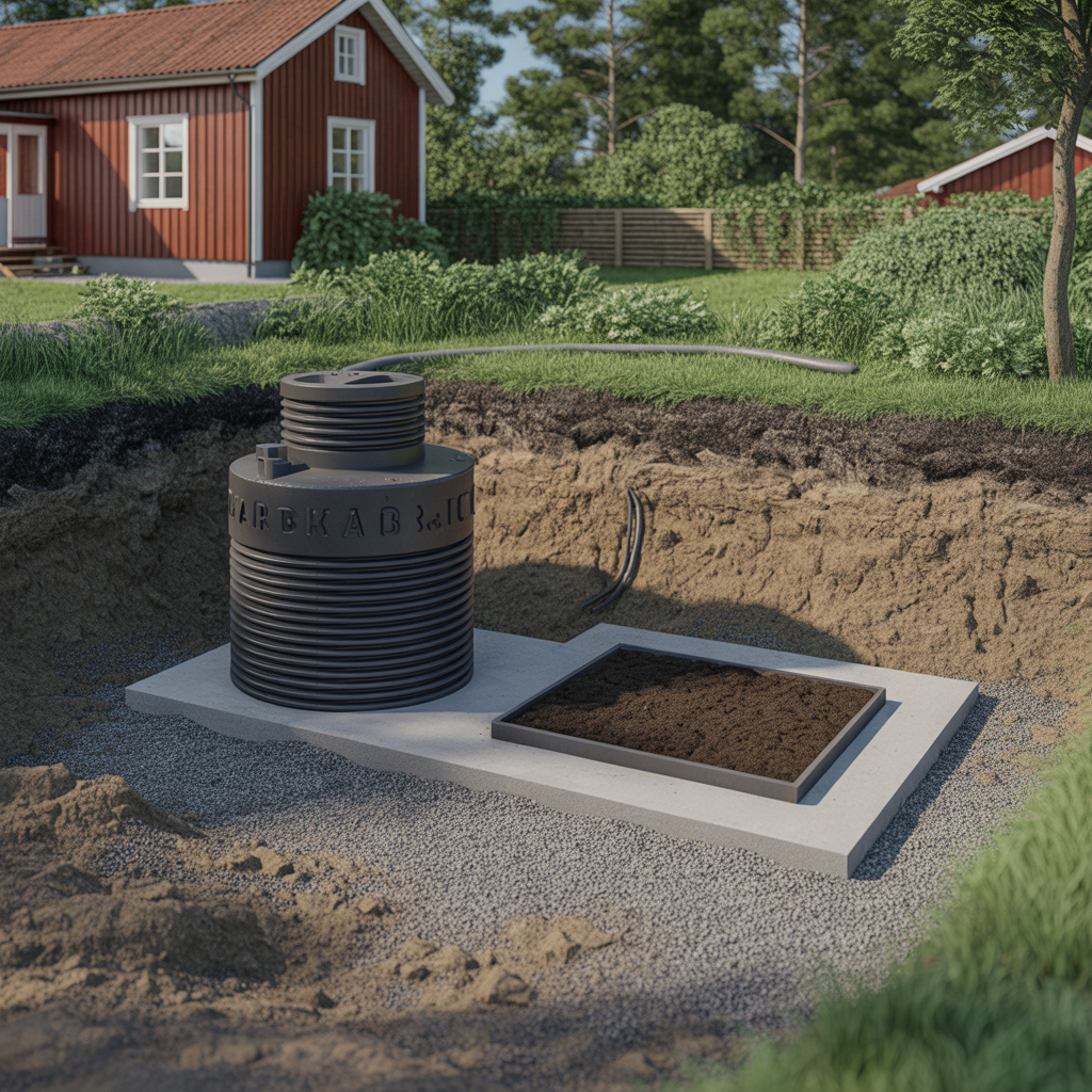 7.Vad innebar en sluten tank jamfort med markbadd