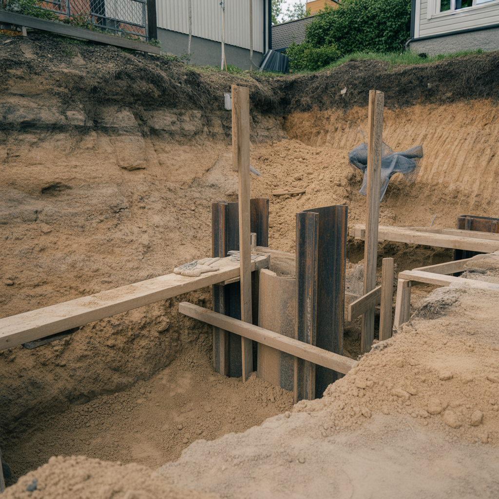 9.Vilken teknik ar bast for att stabilisera los jord vid schaktning